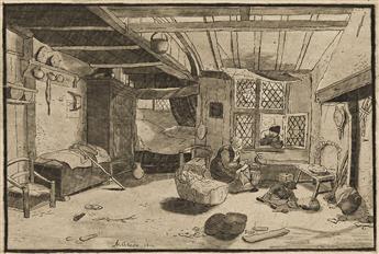 CORNELIS PLOOS VAN AMSTEL Collection of prints after Dutch Old Master artists.